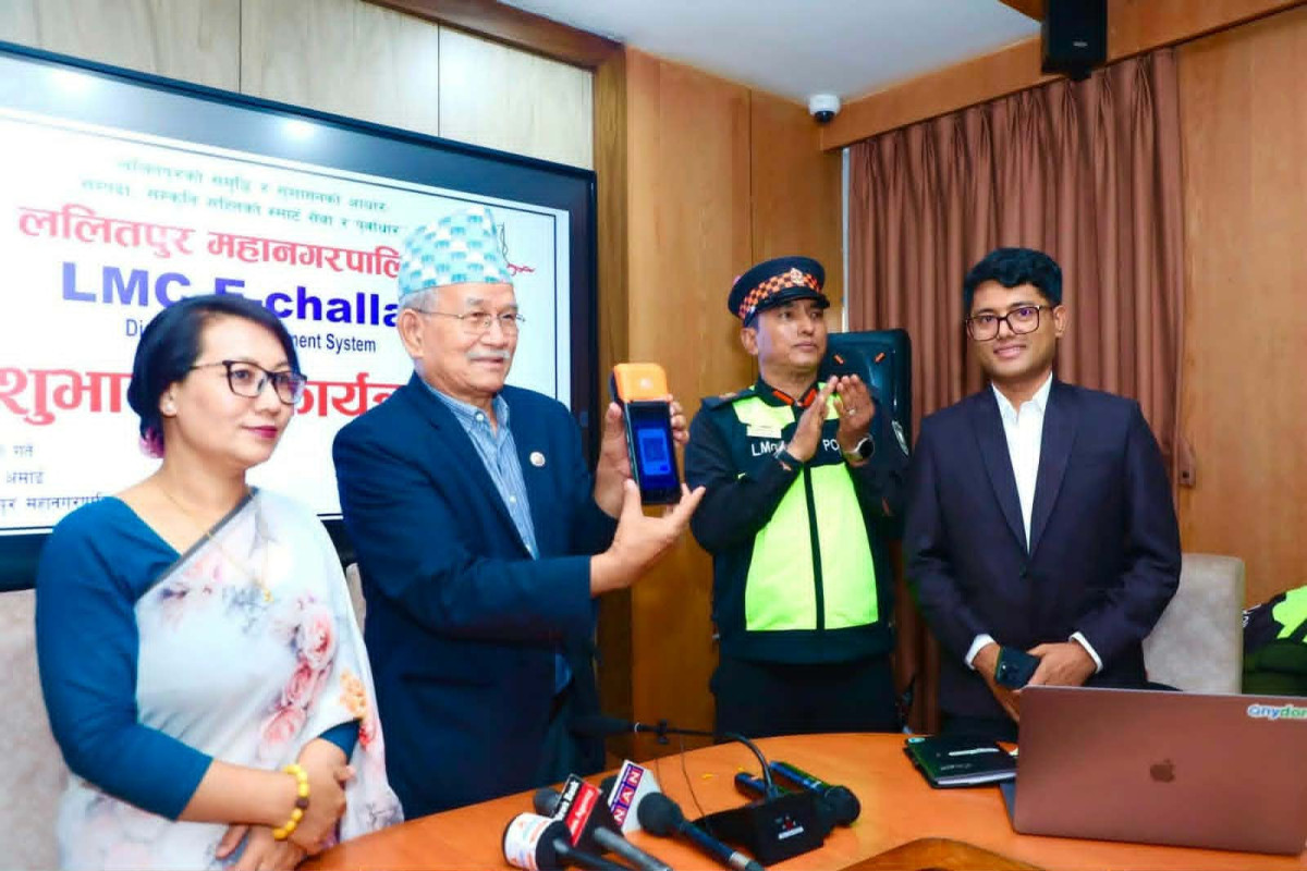 ललितपुर महानगरद्वारा ई–चलान प्रणाली सञ्चालनमा